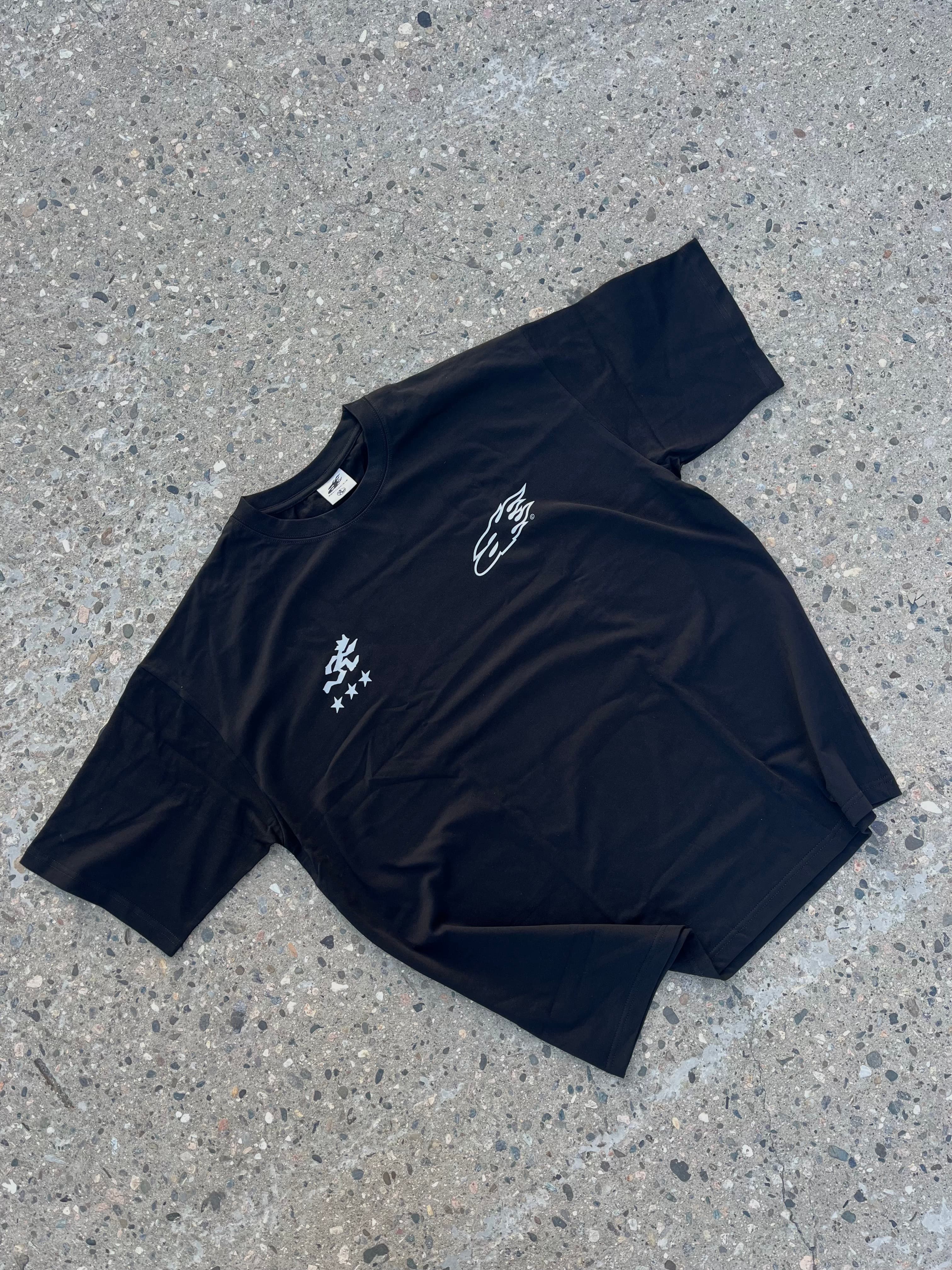 COLLECTIVE BLACK TEE - front view